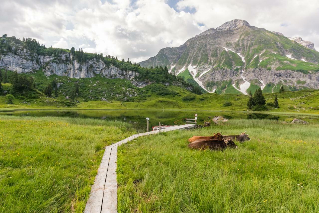 Alpenappartement Bergkoenig Warth  Exteriér fotografie